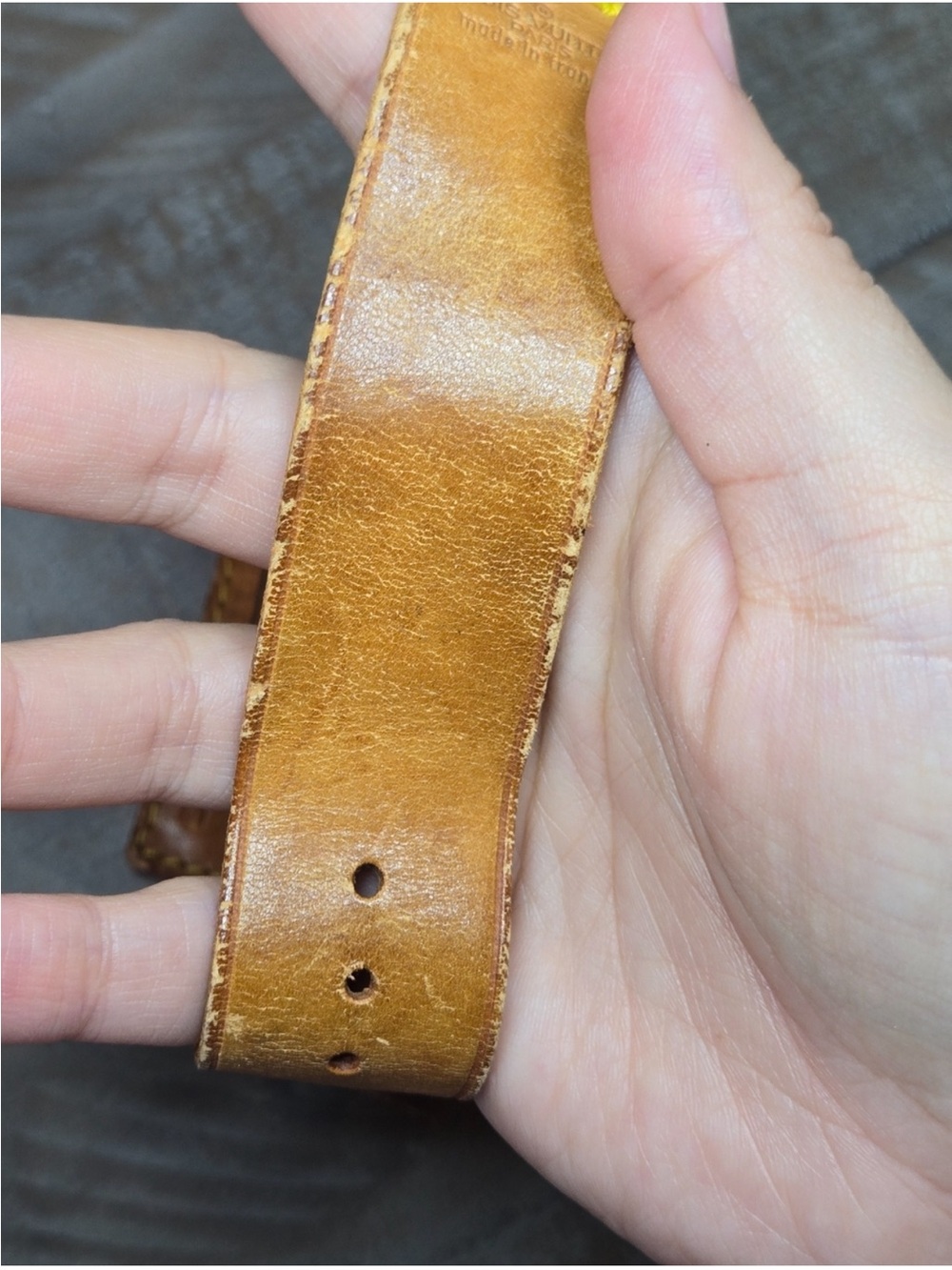 Louis Vuitton Natural Vachetta Leather Luggage Tag and Strap Set - Picture 5 of 8